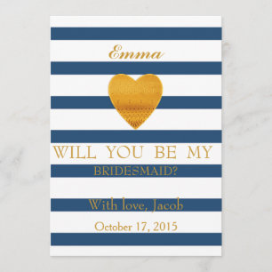 Las franjas azules serán mi invitación a la dama d