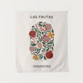Las Frutas: Granadas - Tapiz del Mercado Pomegrana