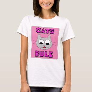 Las GATAS MANDAN Camiseta de amante de gato linda