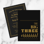 Las grandes 30 invitaciones a la fiesta de cumplea<br><div class="desc">¿Arrojando un hito fiesta de 30 años? Asegúrese de enviar una invitación para que los huéspedes se entusiasmen con su fiesta. "¡Los TRES GRANDES Ohhhhhh!" - cambiar a cualquier edad - en la parte delantera y los detalles de su fiesta en la parte posterior con letras de moda. Genial para...</div>