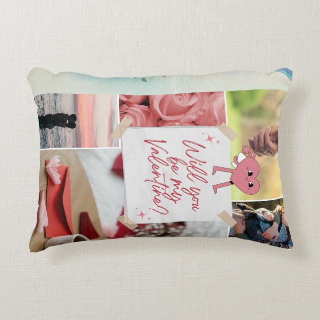 Las grandes almohadas personalizados de San Valent (Anverso)