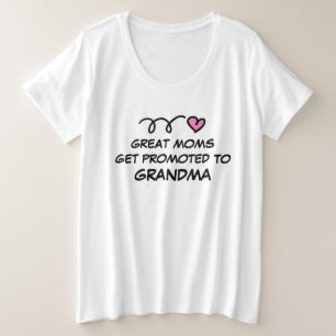 Las grandes mamás son ascendidas a camiseta de la 