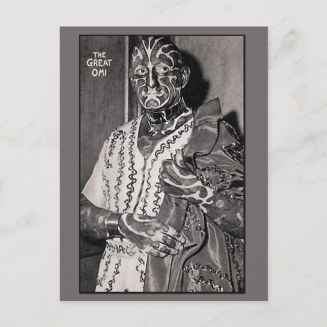 Las grandes tarjetas de actuación de Omi Circus (Anverso)