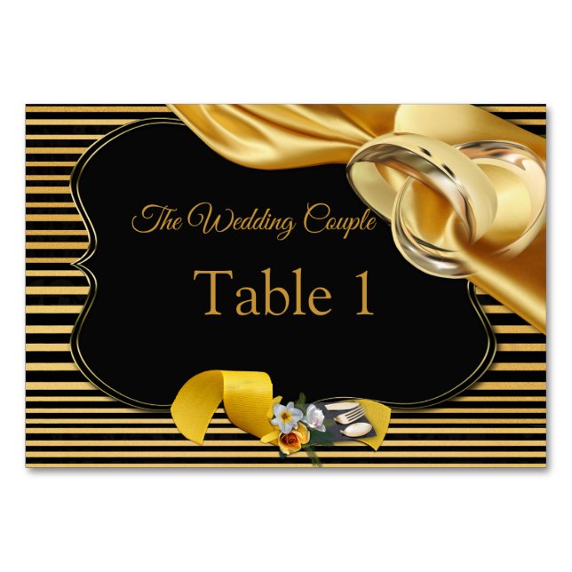 Las grandes tarjetas de mesa Gatsby (Anverso)