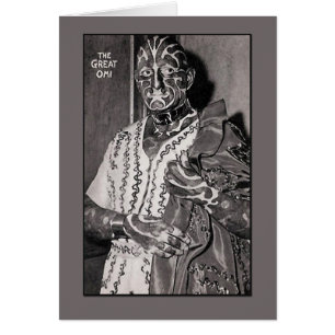 Las grandes tarjetas del ejecutante de circo del