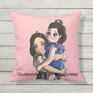 Las hermanas aman el Cojín decorativo