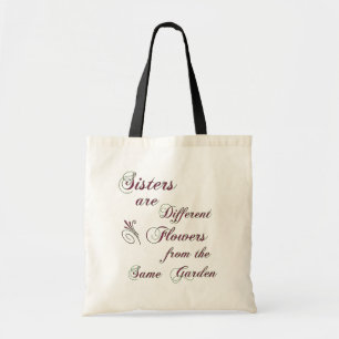 Las hermanas son diversos bolsos de las flores