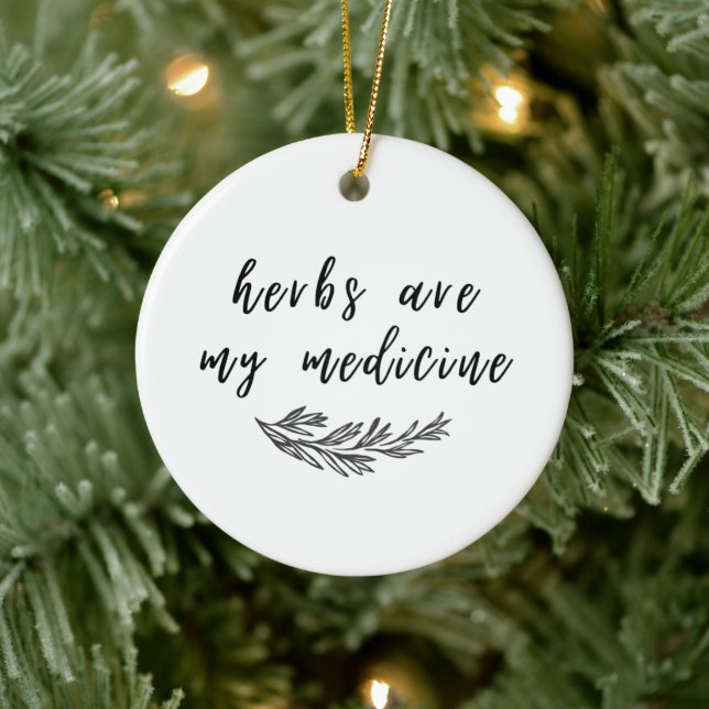 Las hierbas son mi ornamento medicinal (Árbol)