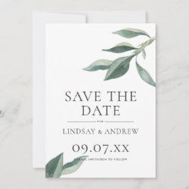 Las hojas botánicas modernas salvan el anuncio de 