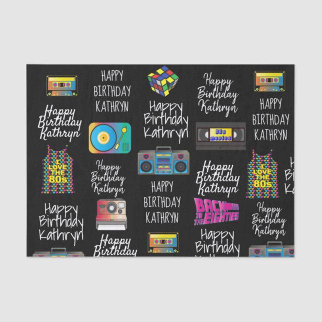 Las hojas de papel de tejidos personalizados de lo (Anverso)