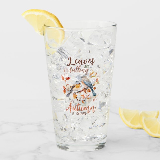 Las hojas están cayendo, el otoño llama (Anverso (hielo))