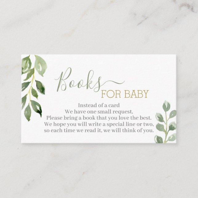 Las hojas verdes traen una tarjeta de gabinete de  (Anverso)