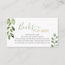 Las hojas verdes traen una tarjeta de gabinete de 