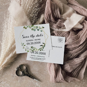 Las hojas verdes tropicales salvan la tarjeta de f