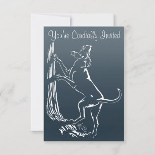Las invitaciones a perros honrados personalizan la
