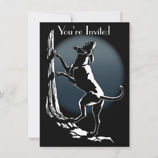 Las invitaciones a perros honrados personalizan la