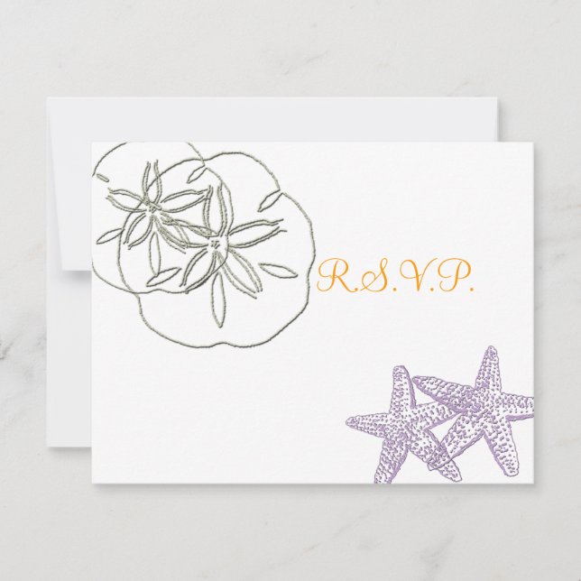 Las invitaciones de Beach RSVP requieren invitacio (Anverso)