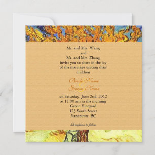 Las invitaciones de boda vintage de The Mulberry T