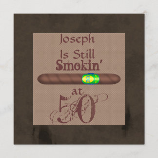 Las invitaciones de cigarro a los 50 años siguen f