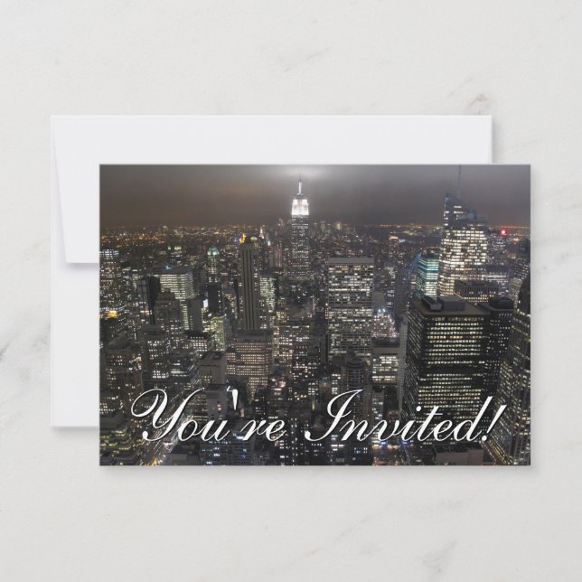 Las invitaciones de Nueva York personalizaron (Anverso)