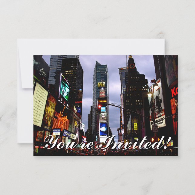 Las invitaciones de Nueva York personalizaron (Anverso)