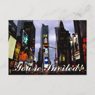 Las invitaciones de Nueva York personalizaron
