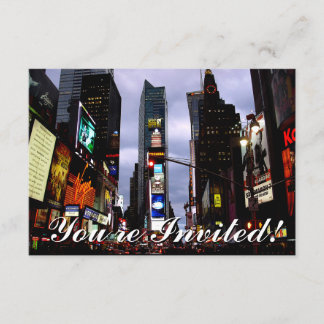 Las invitaciones de Nueva York personalizaron