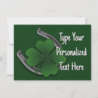 Las invitaciones del partido de St Patrick tienen