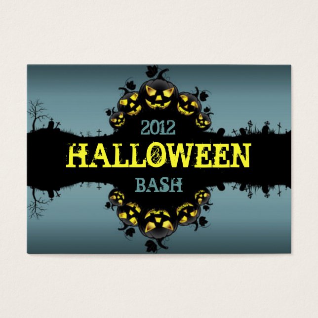 Las Jack-O-Linternas van de fiesta tarjetas (Frente)