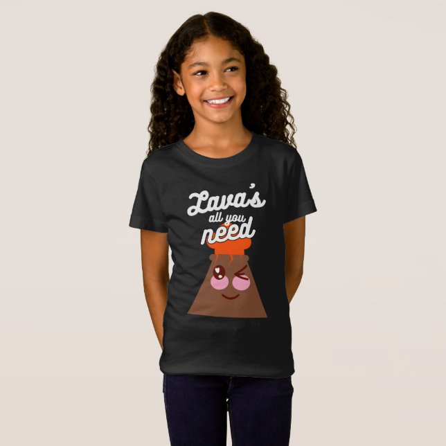 Las lavas todas usted necesita la camiseta linda (Anverso completo)