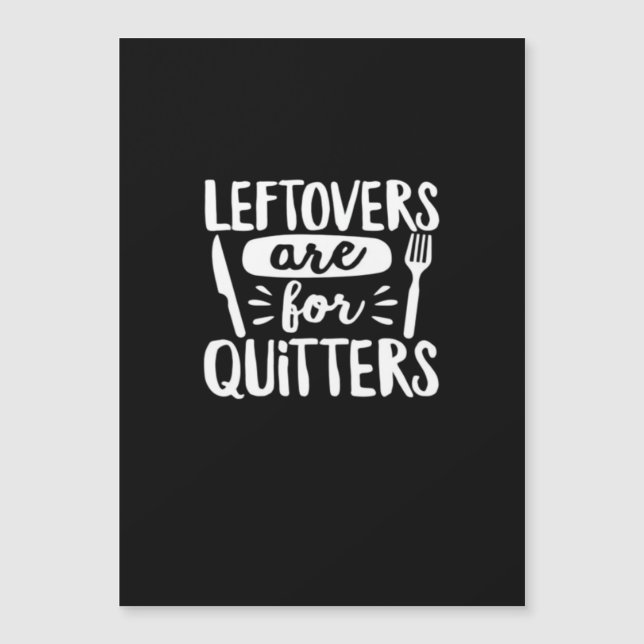 Las Leftovers Son Para Quitters Comer Todo Lo Clás (Anverso)