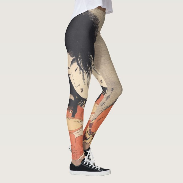 Las leggings de arte japonés de Utamaro (Derecha)
