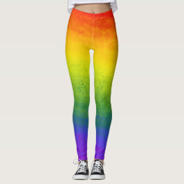 Las leggings de todo el mundo con colores ricos y 