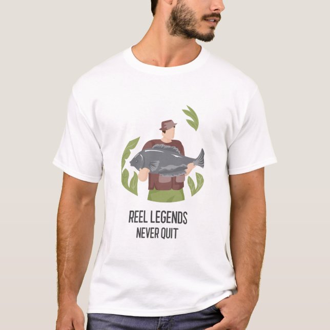 Las leyendas de Reel nunca abandonan la camiseta (Anverso)