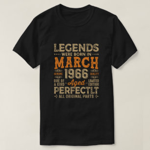 Las leyendas nacieron en marzo de 1966, camisetas