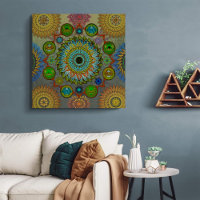 Las leyes de Brachyura arte de mandala simbólica