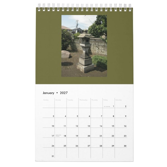 Las linternas hacen calendarios 2012 (Jan 2027)