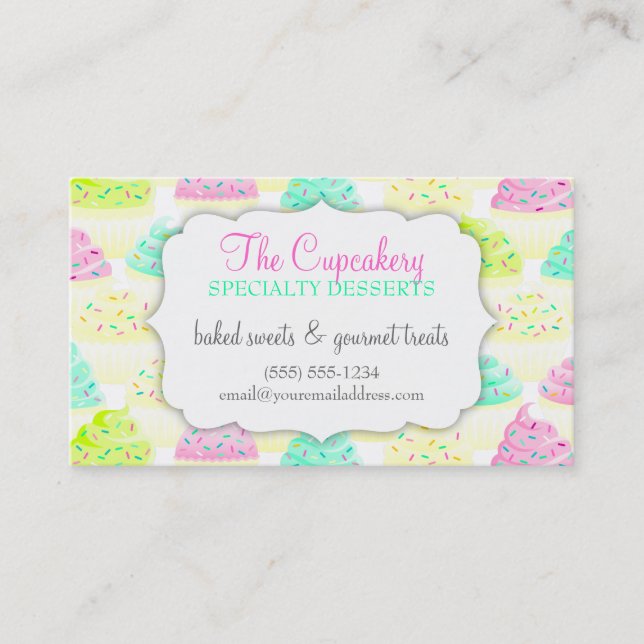 Las magdalenas N asperjan la tarjeta del descuento (Anverso)