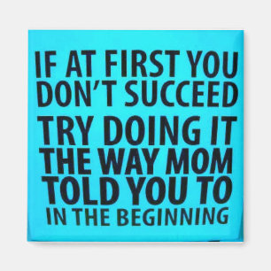 Las mamáes enderezan el imán