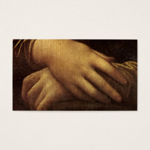 Las manos de Mona Lisa de Leonardo da Vinci