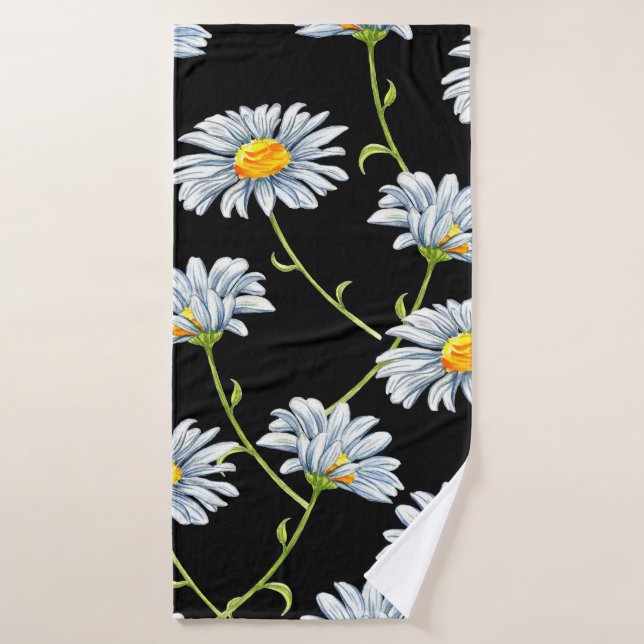 Las mareas acuáticas. Fondo floral impecable con (Toalla de baño)