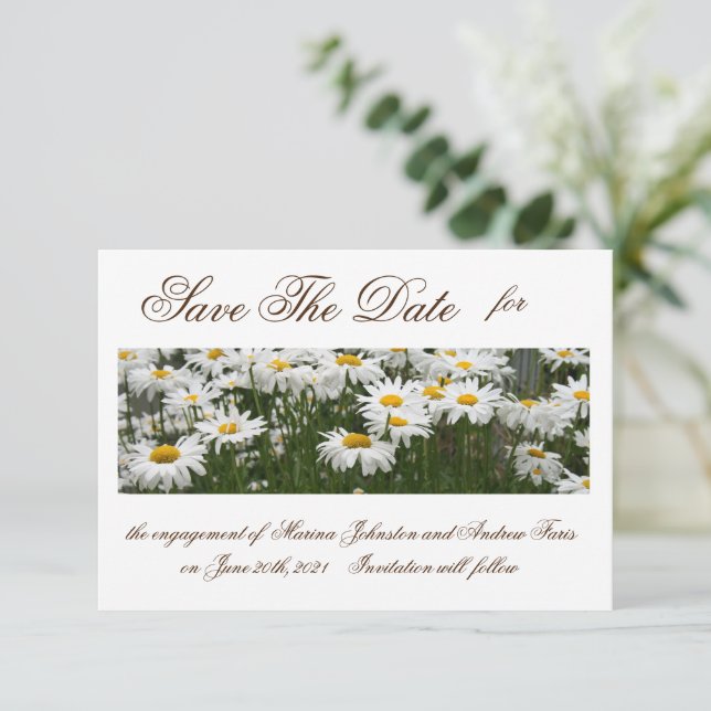 Las mareas florales guardan la invitación a la fec (Anverso de pie)