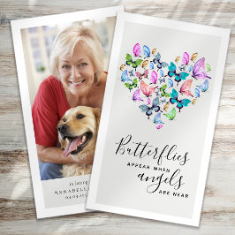 Las mariposas aparecen cuando los ángeles están ce