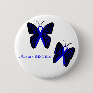 Las mariposas de Blue Ribbon previenen el botón d