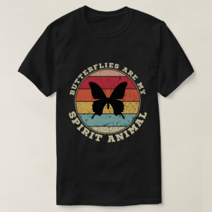 Las Mariposas Son Mi Camiseta Animal De Espíritu