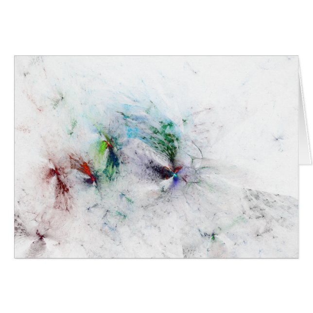 Las "mariposas son" tarjeta libre (Anverso (Horizontal))