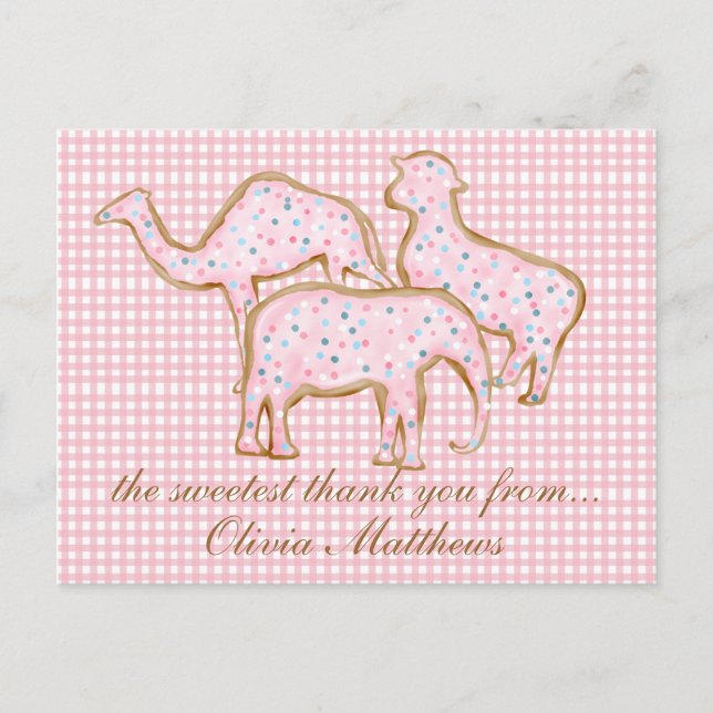 Las más dulces tarjetas de correos de circo (Anverso)