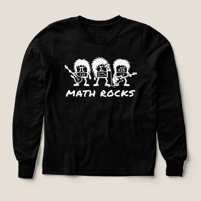 Las Matemáticas Rocan Humor Académico de Rock (Diseño frontal)
