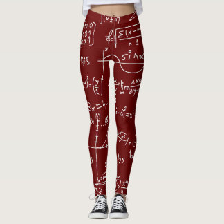 las matemáticas son leggings divertidas