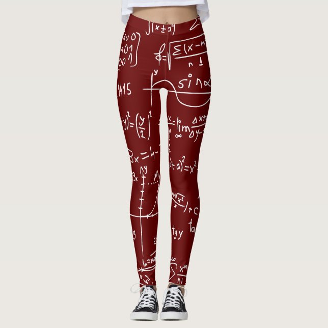 las matemáticas son leggings divertidas (Anverso)